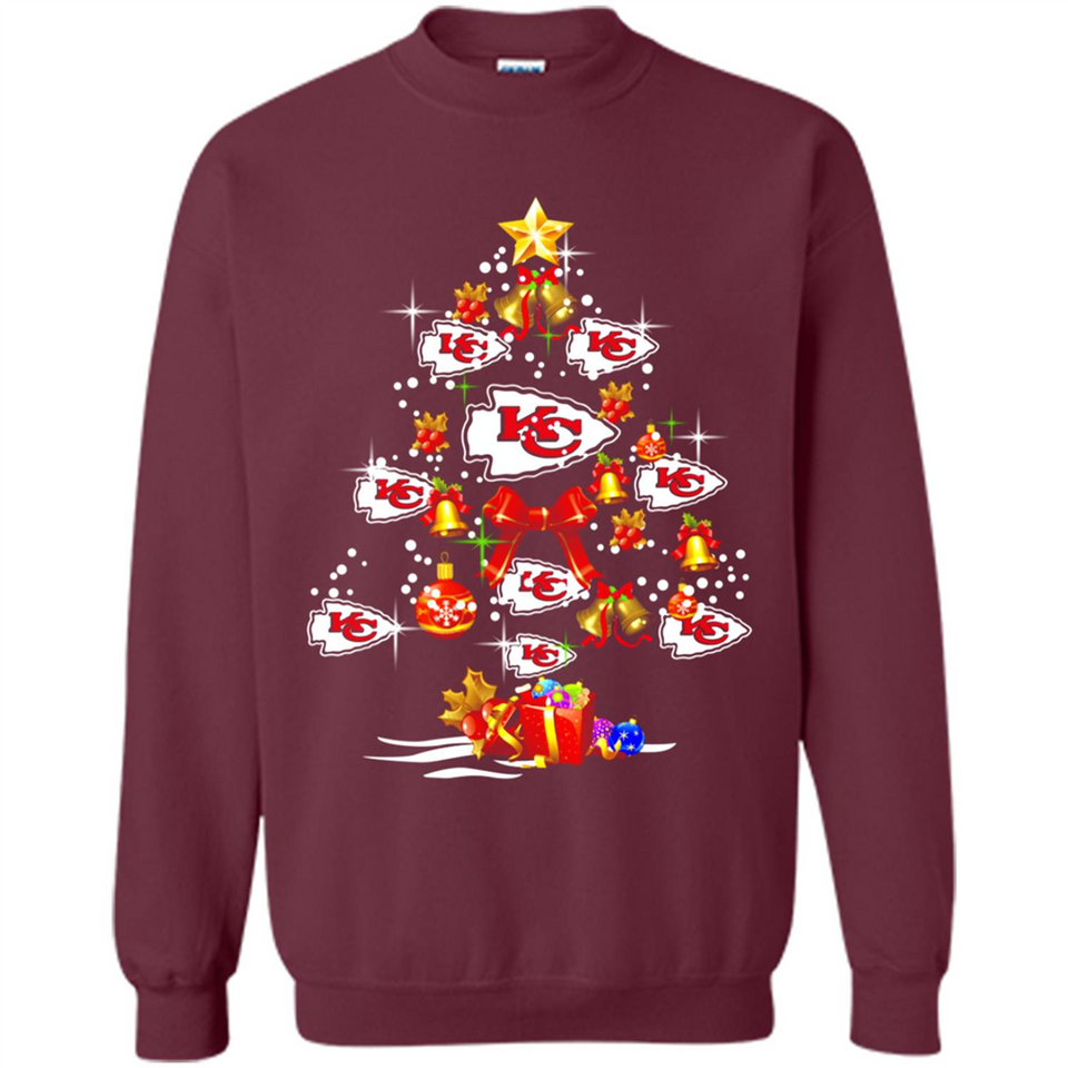 Kansas City Chiefs Christmas Tree PINGPONG