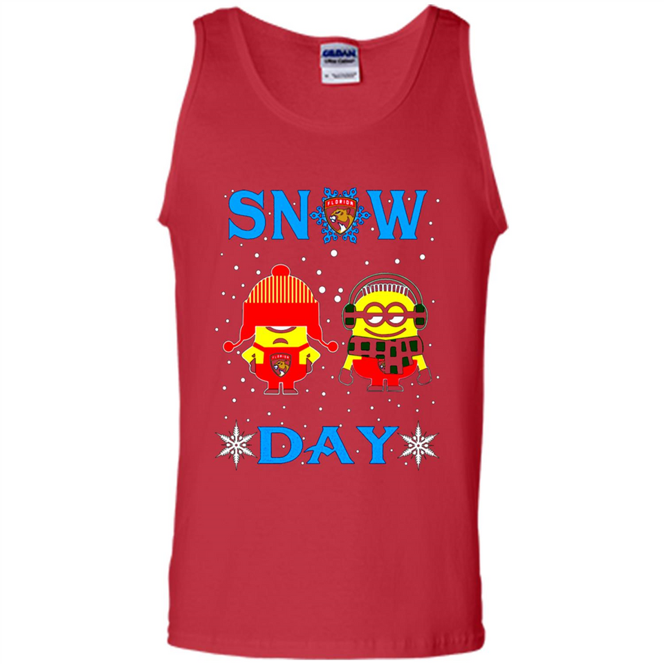 Snow Day Shirt For Florida Panthers Vs Minion Fans pingpong