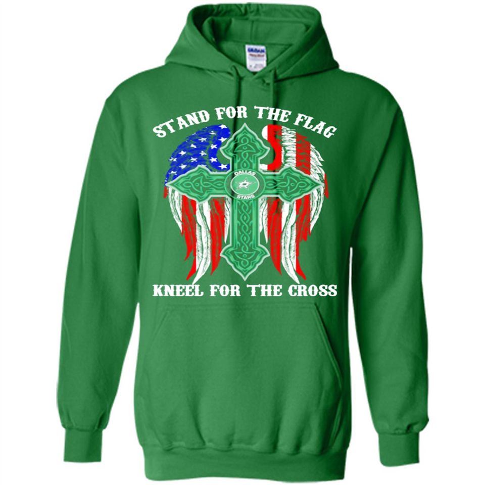 Dallas Stars - stand for the flag kneel for the cross