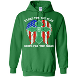Dallas Stars - stand for the flag kneel for the cross