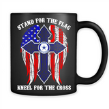 Dallas Cowboys - stand for the flag kneel for the cross