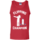 Water Bottle Flipping Tshirt Dabbing Flipping Champion - Tank Top