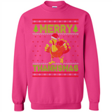 Merry Thankmas Ugly Xmas Thanksgiving Turkey Sweatshirt - Sweatshirt