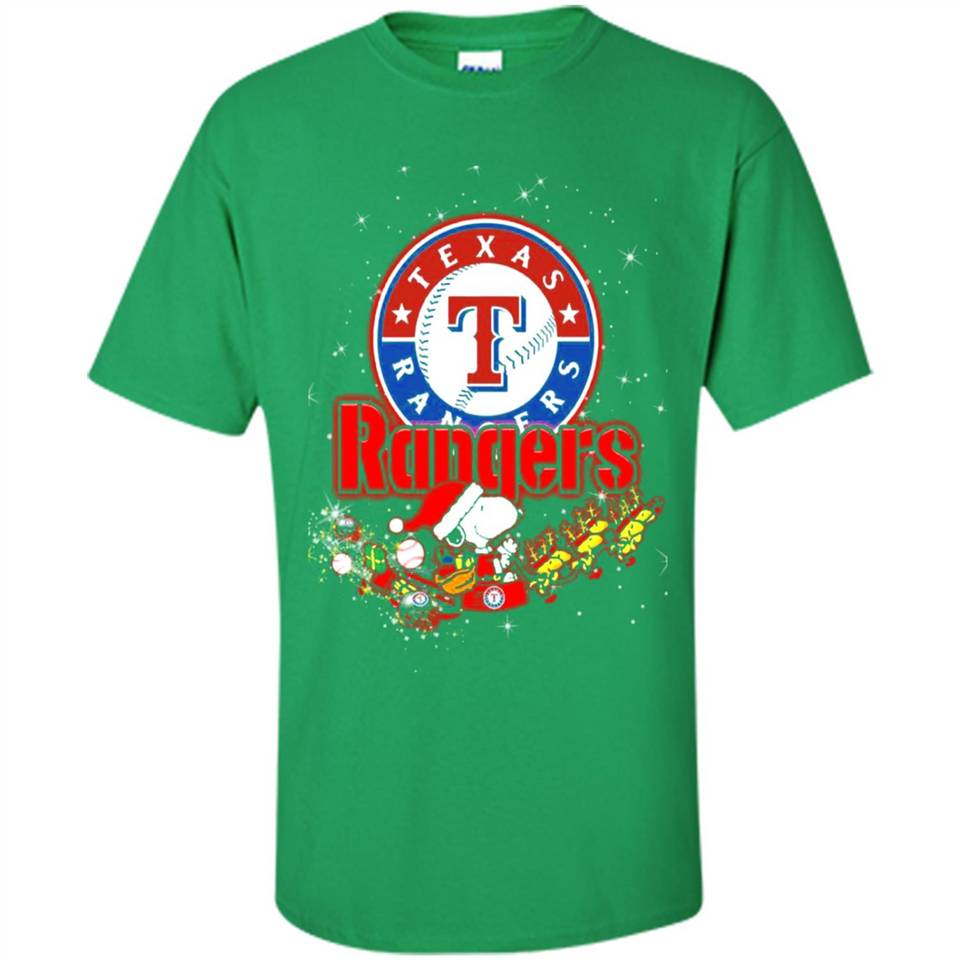 Snoopy Christmas Texas Rangers - Shirt
