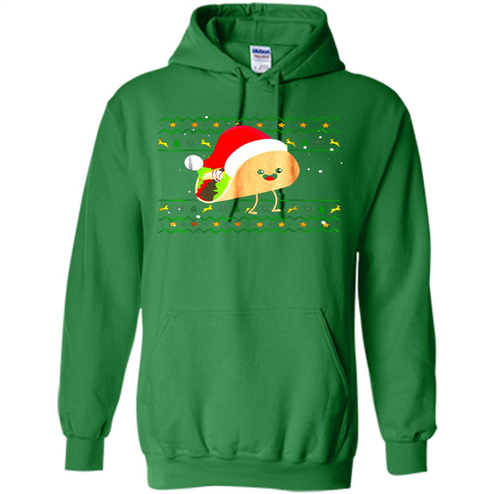 TACO Santa Hat Ugly Christmas shirt Ladies' Boyfriend