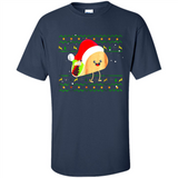 TACO Santa Hat Ugly Christmas shirt Ladies' Boyfriend