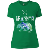 Grandma Bear Shirt Tribal Family Vacation & Camping Tee - Ladies' Boyfriend T-Shirt