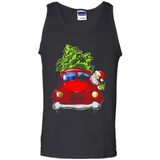 Vintage Santa red Truck Christmas Tree PINGPONG