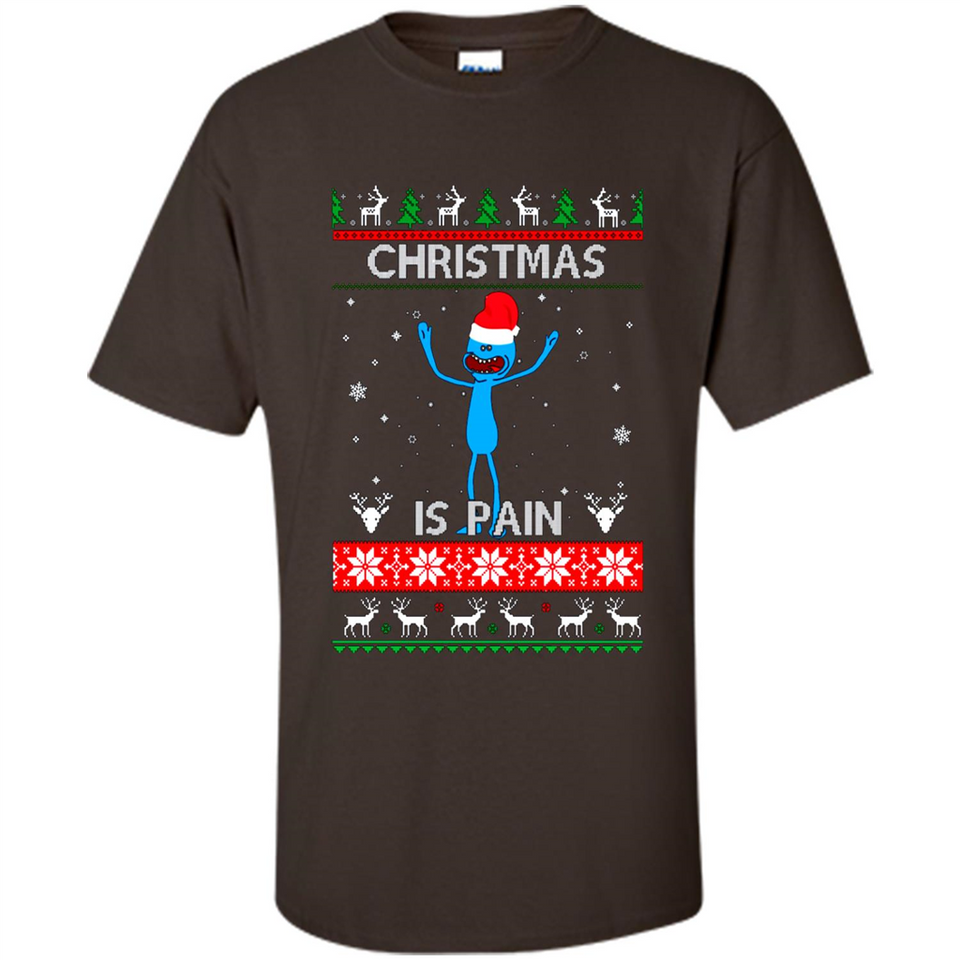 Mr Meeseeks Christmas Is Pain – Rick and Morty Christmas Sweater PINGPONG