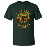 Live fast eat trash bear vintage camping PINGPONG