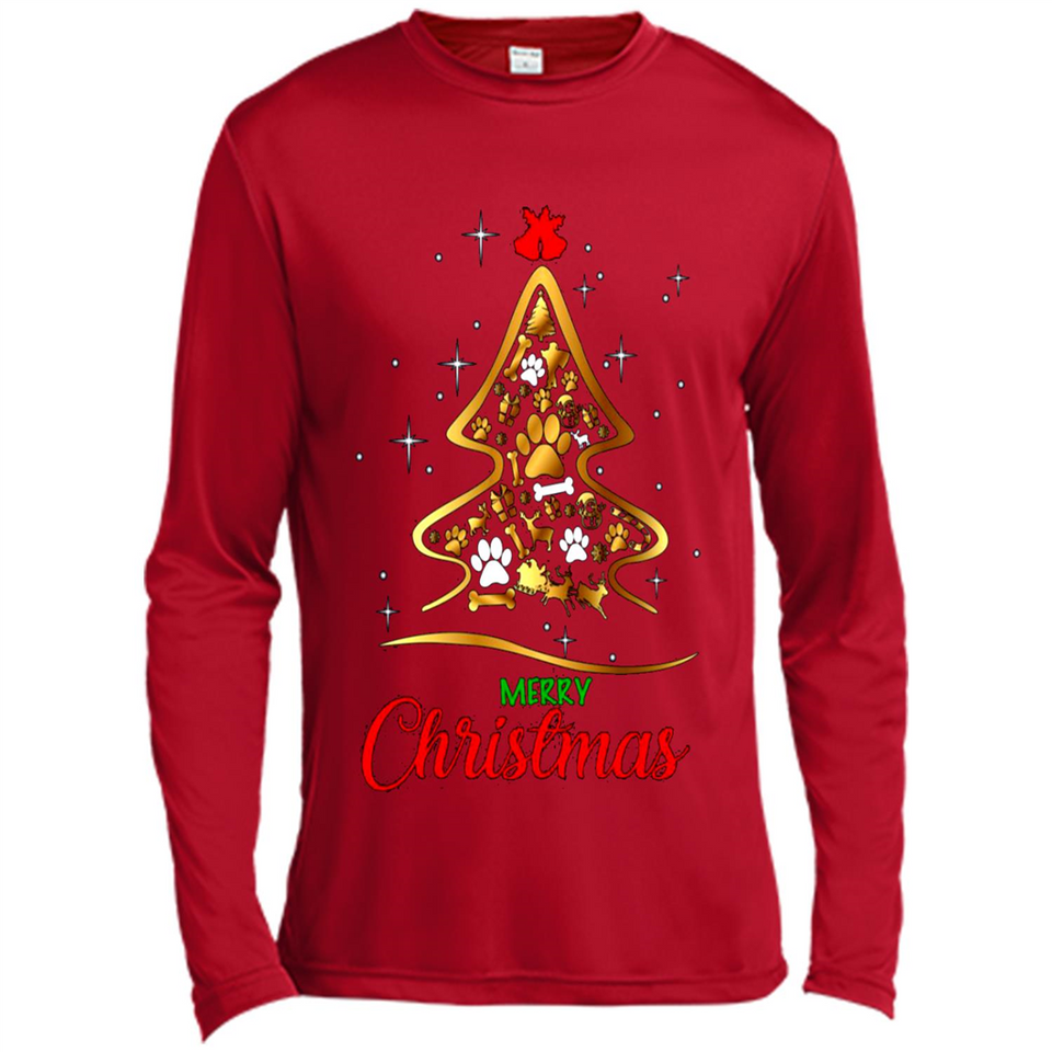 Merry Christmas Dogs Christmas Tree sweater PINGPONG