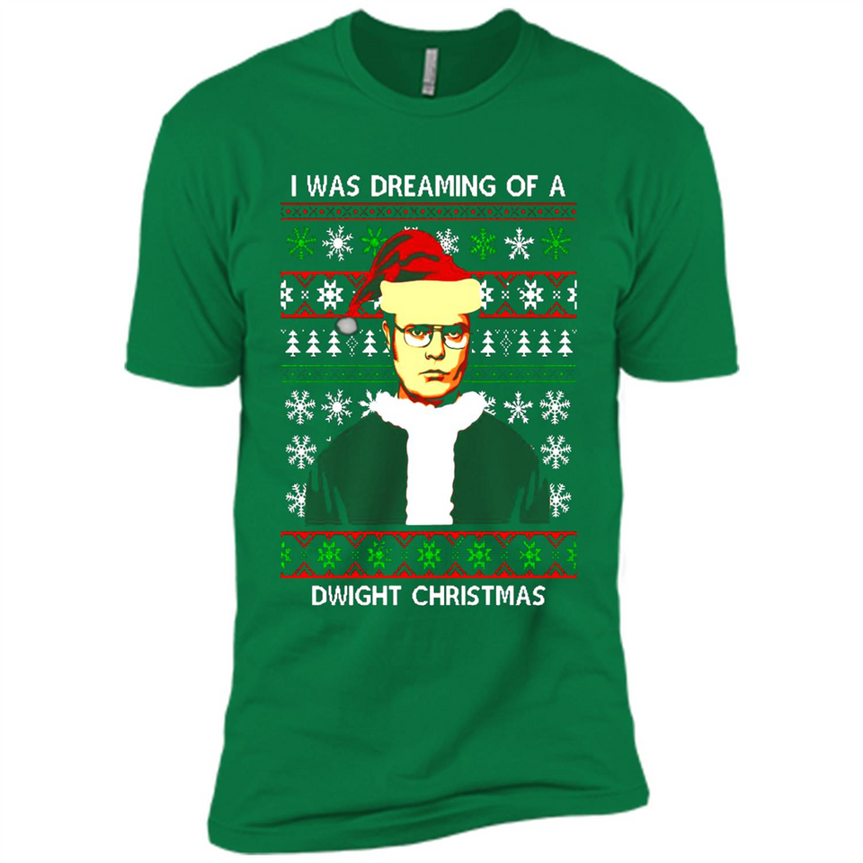 I'm dreaming of a Dwight Christmas sweatshirt - Premium Short Sleeve T-Shirt