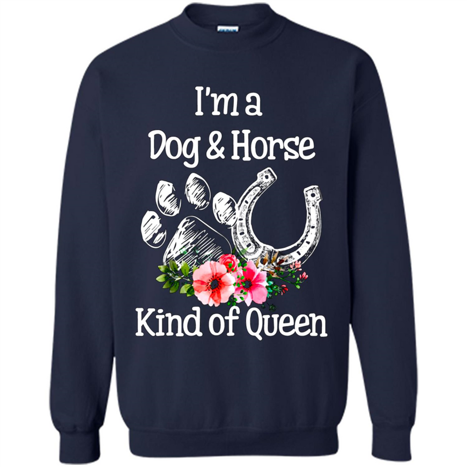 I'm A Dog & Horse Shirt Animal Lover Gift