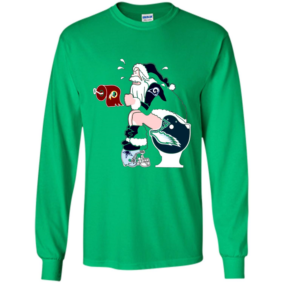 Los Angeles Rams Toilet Santa Claus PINGPONG