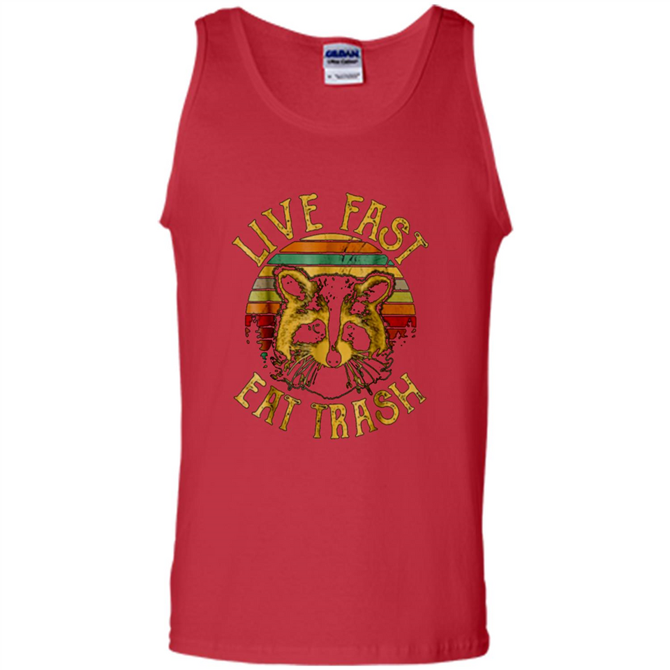 Live fast eat trash bear vintage camping PINGPONG