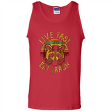 Live fast eat trash bear vintage camping PINGPONG