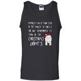 Christmas Ugly Sweater Christmas Lights - Tank Top