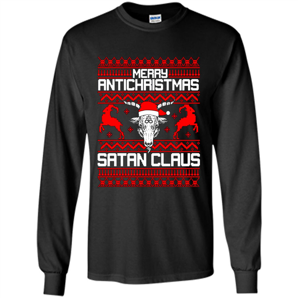 Merry Antichristmas Satan Claus Sweatshirt PINGPONG