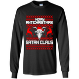 Merry Antichristmas Satan Claus Sweatshirt PINGPONG