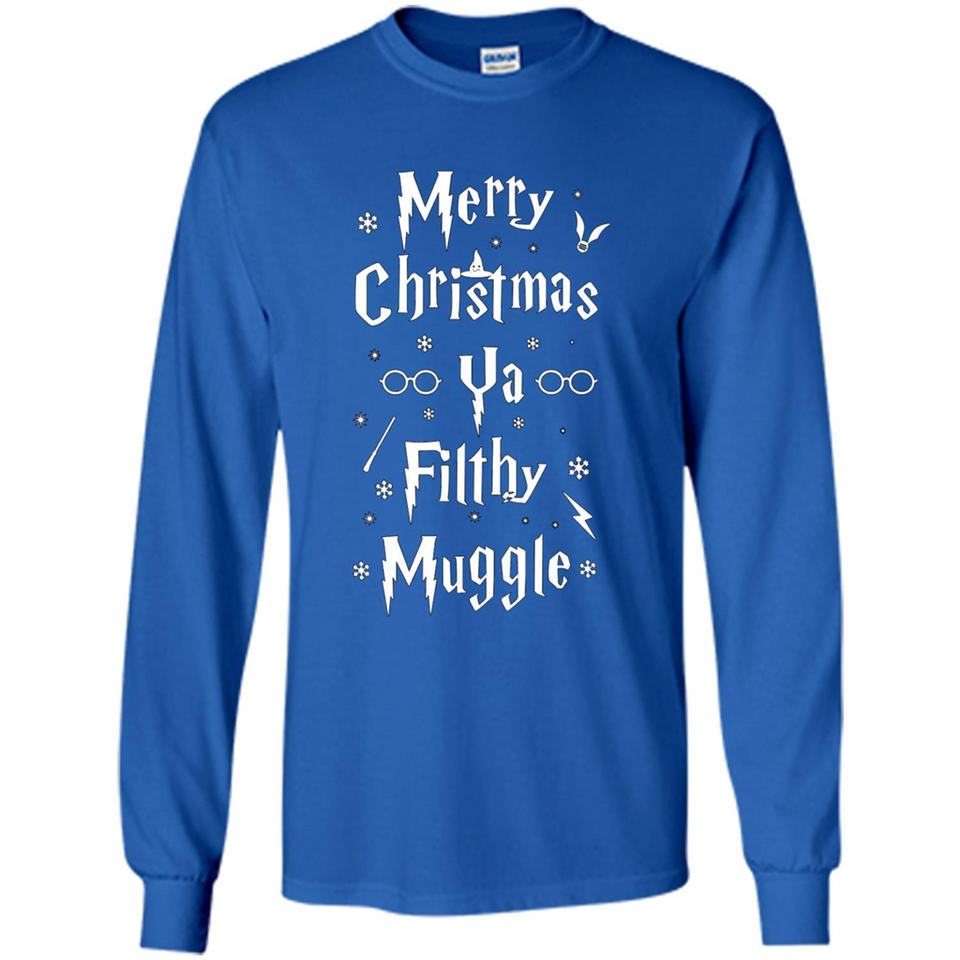 Merry Christmas Ya Filthy Muggle Christmas Sweatshirt PINGPONG