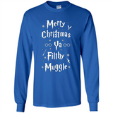 Merry Christmas Ya Filthy Muggle Christmas Sweatshirt PINGPONG