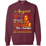 August Girl She Slays She Prays Beautiful Birthday PINGPONG