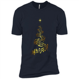 Music Note Christmas Tree Xmas Music Lover Mug PINGPONG - Premium Short Sleeve T-Shirt