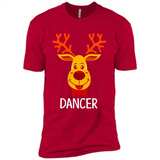 Dancer Santa Claus Funny Xmas Holiday T-Shirt - Premium Short Sleeve T-Shirt