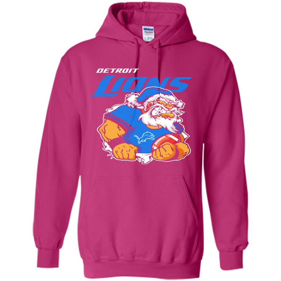 Grumpy Santa Claus Detroit Lions Football Team PINGPONG