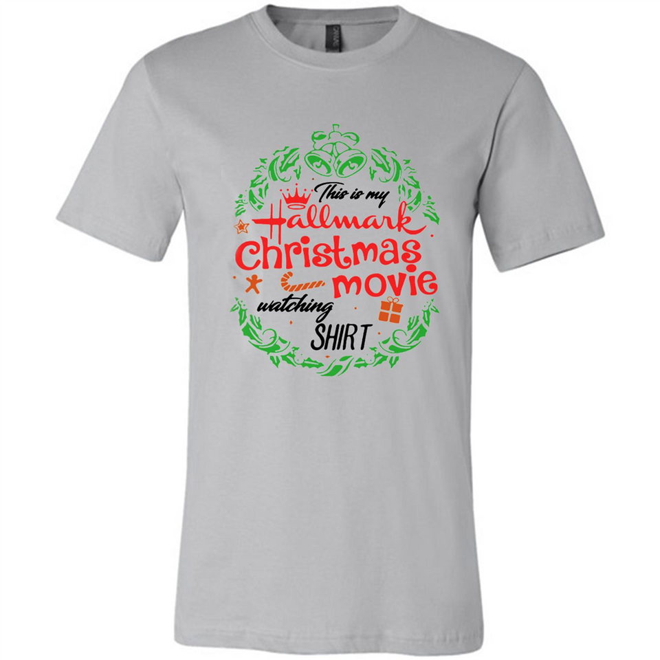 This is My Hallmark-Christmas Movies Watching Sporty T-Shirt - Canvas Unisex T-Shirt