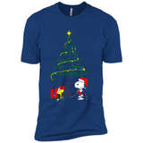 Snoopy Christmas Tree T-Shirt - Premium Short Sleeve T-Shirt