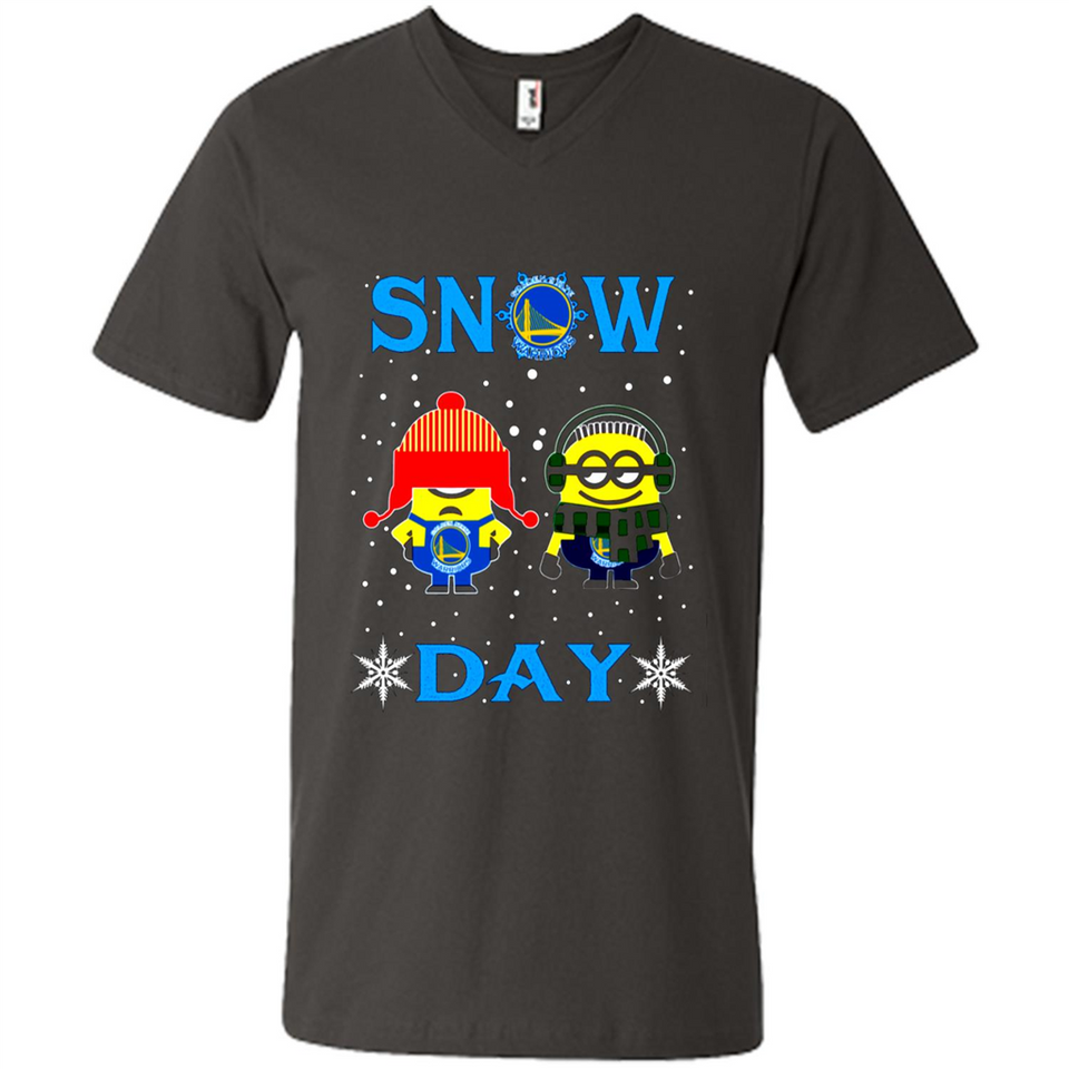 Snow Day Shirt For Golden State Warriors Vs Minion Fans pingpong