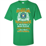 I Am An Houston Astros Girl I Was Born In November With My Heart On My Sleeve A Fire In My Soul And A Mouth I Cant Control - Shirt