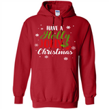 Have A Holly Jolly Christmas T-Shirt Cute Mistletoe - Hoodie