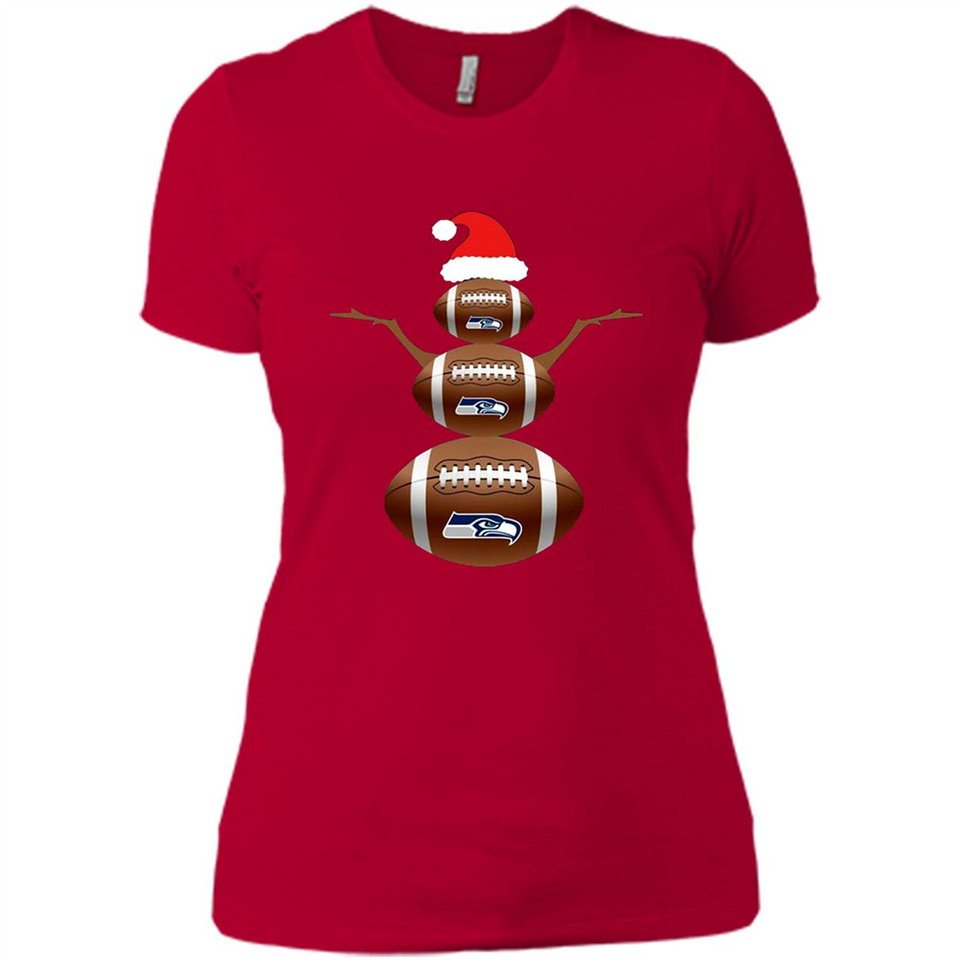 Seattle Seahawks NFL Dabbing Snowman Xmas
