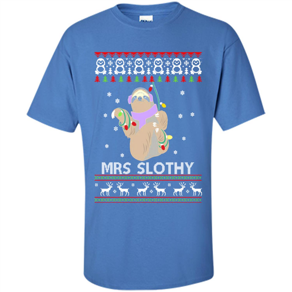 Mrs Slothy Christmas - Shirt