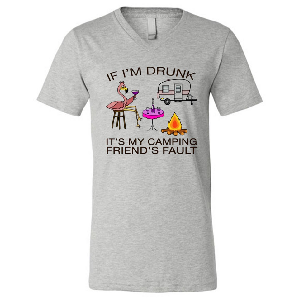 Some Of Us Grew Up Listening To New Kids On The Block Flamingo Shirt - Canvas Unisex V-Neck