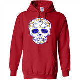 St. Louis Blues Hockey Sugar Skull Day of the Dead