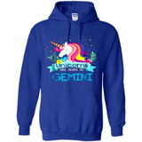 Unicorns are born in Gemini Birthday Rainbow Gift Custom Ultra Cotton