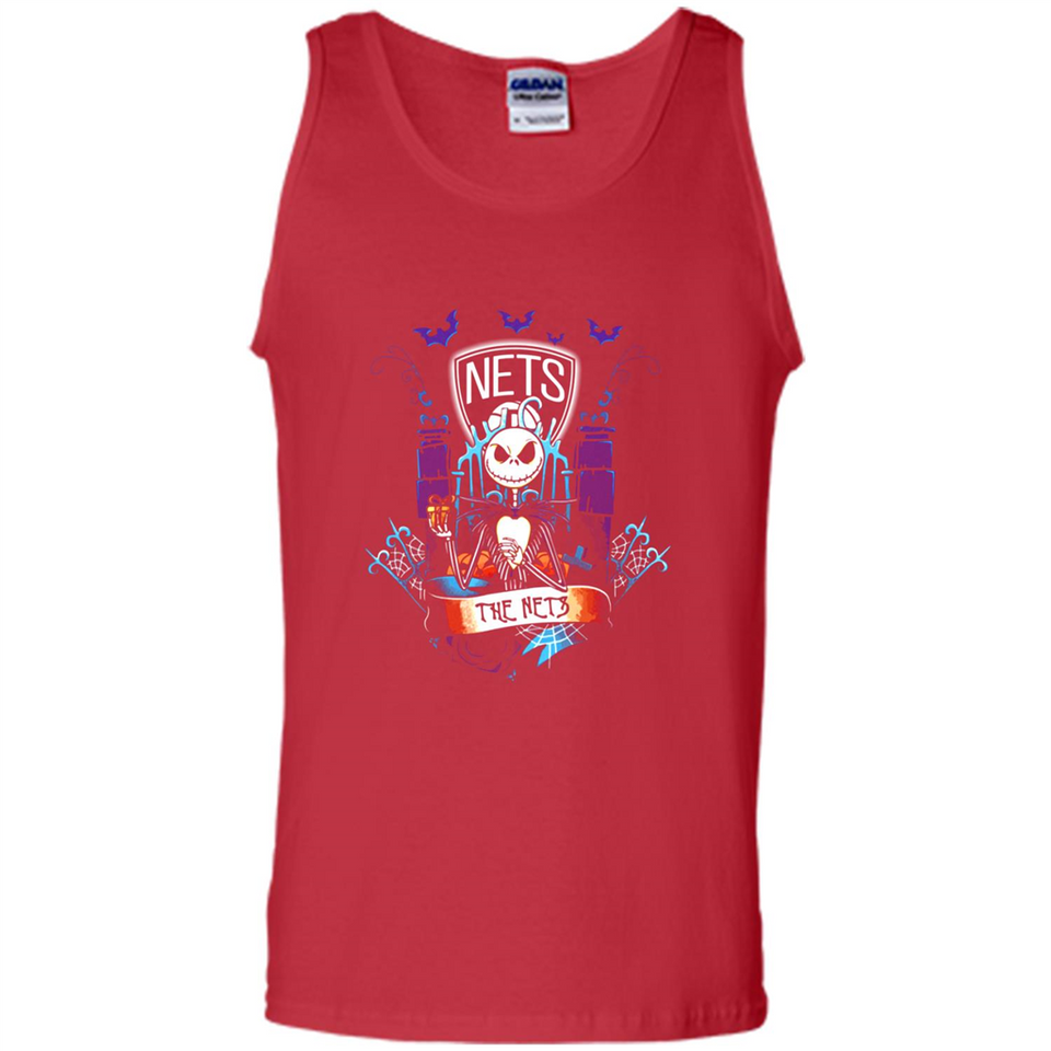 Brooklyn Nets Halloween The Nightmare Before Christmas - Tank Top