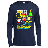 Santa claus i just want to bake stuff and waych christmas movi PINGPONG - Canvas Long Sleeve T-Shirt