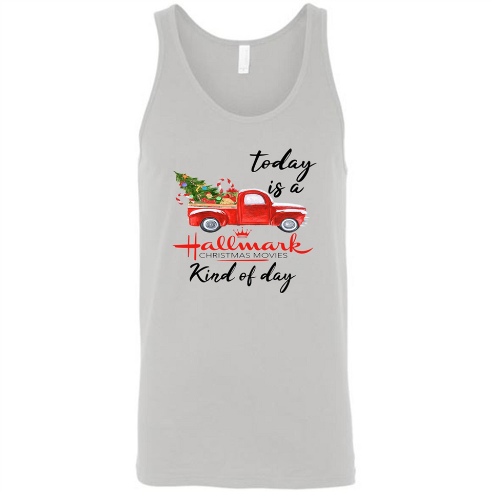 Today is A Hallmark Christmas Movies Kind of Day Sweatshirt - Canvas Unisex Tank