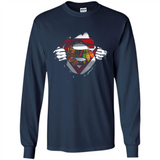 Chicago Blackhawks And Superman Fans - Long Sleeve T-Shirt