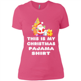 This is My Christmas Pajama Shirt - Santa Bear Tree Gift Tee