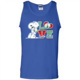 Snoopy loves NBA Boston Celtics - Tank Top