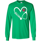 Stethoscope Heart Love Atlanta Falcons For Football Lovers