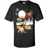 Christmas Santa Golden Retriever Sleigh For Labrador Retriever