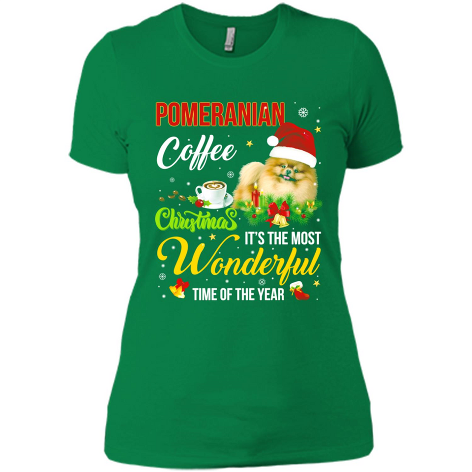 Pomeranian Coffee Wonderful Christmas