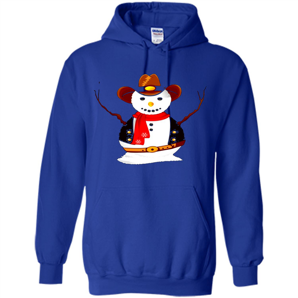 Snowman Cowboy Merry Christmas Xmas