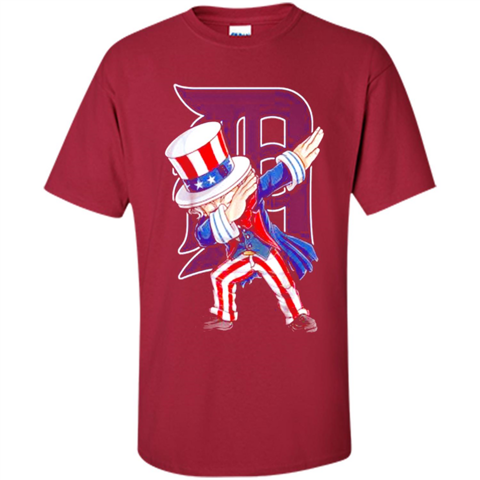 MLB DETROIT TIGERS UNCLE SAM DABBING INDEPENDENCE DAY